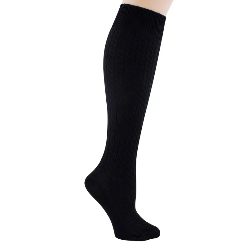 Women'S Rayon Knee-High Socks – Soft, Stretchy Hosiery For Everyday Wear 5450 1
