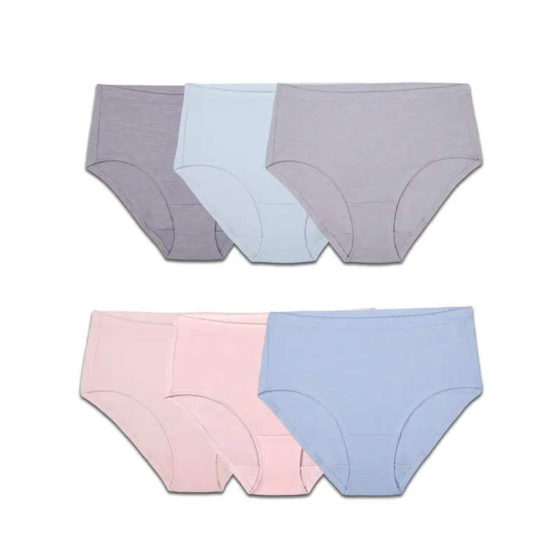 Women'S Soft Low-Rise Cotton Briefs – 6-Pack 1