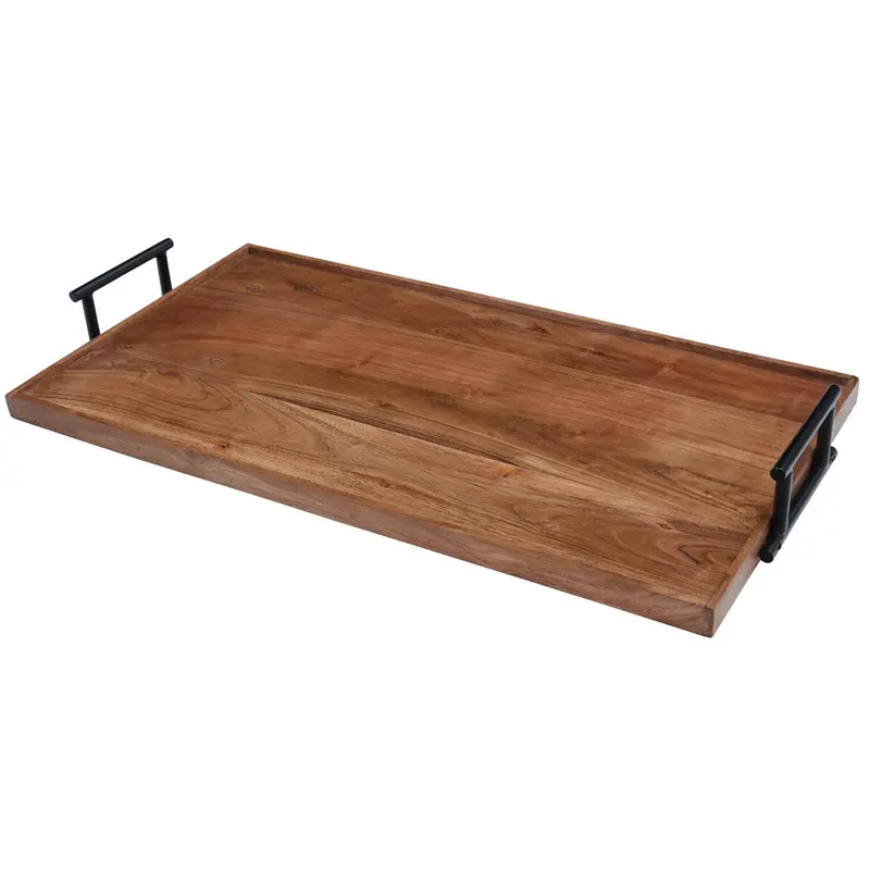 Wooden Charcuterie Board With Rustic Finish (8599-909) 1