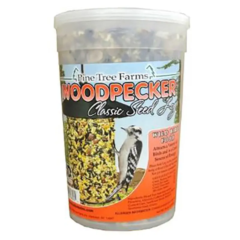 Woodpecker Classic Seed Log – Natural Bird Feeding Supplement (800G) 1