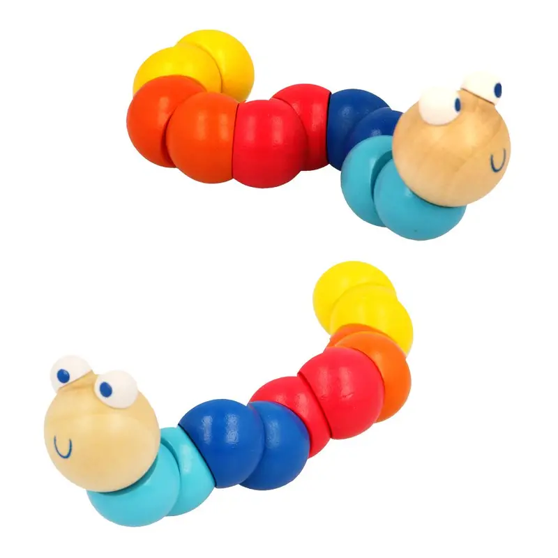 Woody The Worm Plush Toy – Soft Educational Figure 1