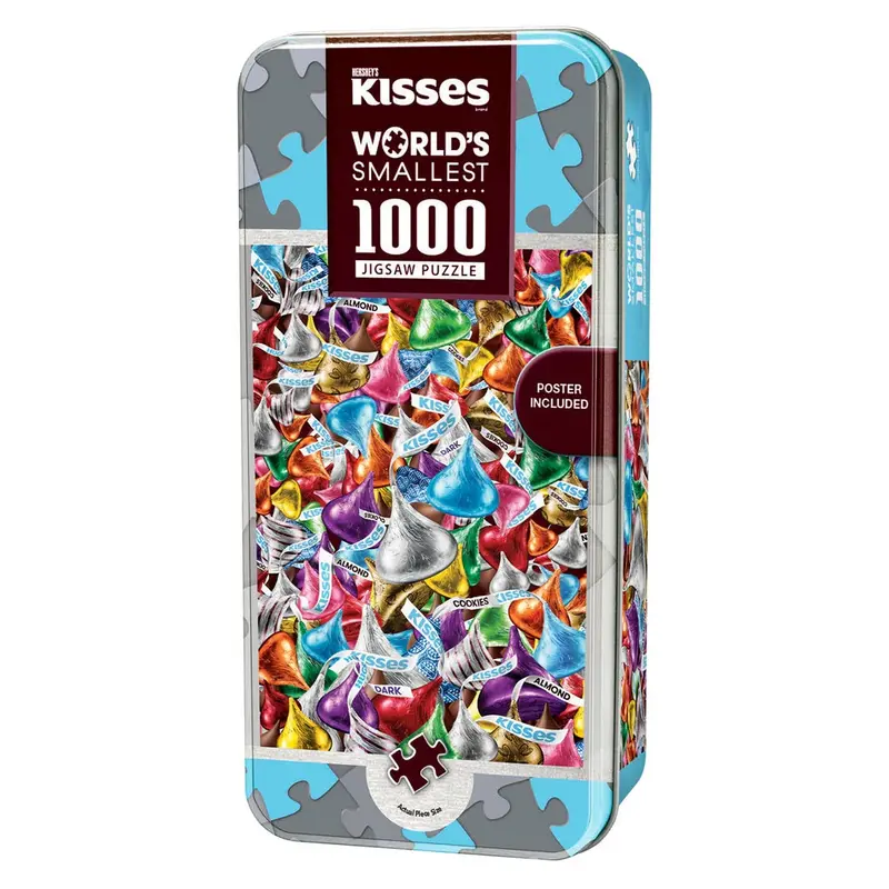 World’S Smallest Hershey’S Kisses Puzzle – Fun 1000-Piece Chocolate-Themed Challenge (Sku 32326) 1