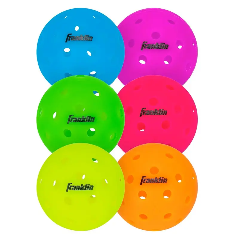 X40 Outdoor Neon Pickleball Set – 6-Pack Premium Indoor/Outdoor Balls 1