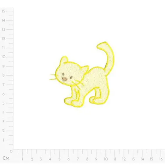 Yellow Cat Embroidered Appliqué (Style M15221) 1