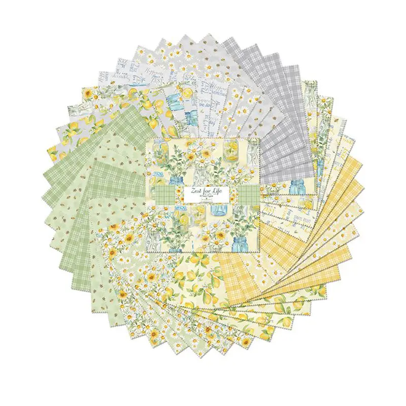 Zest For Life Cotton Fabric – 10-Karat Crystal Accent Pattern 518-796-518 1