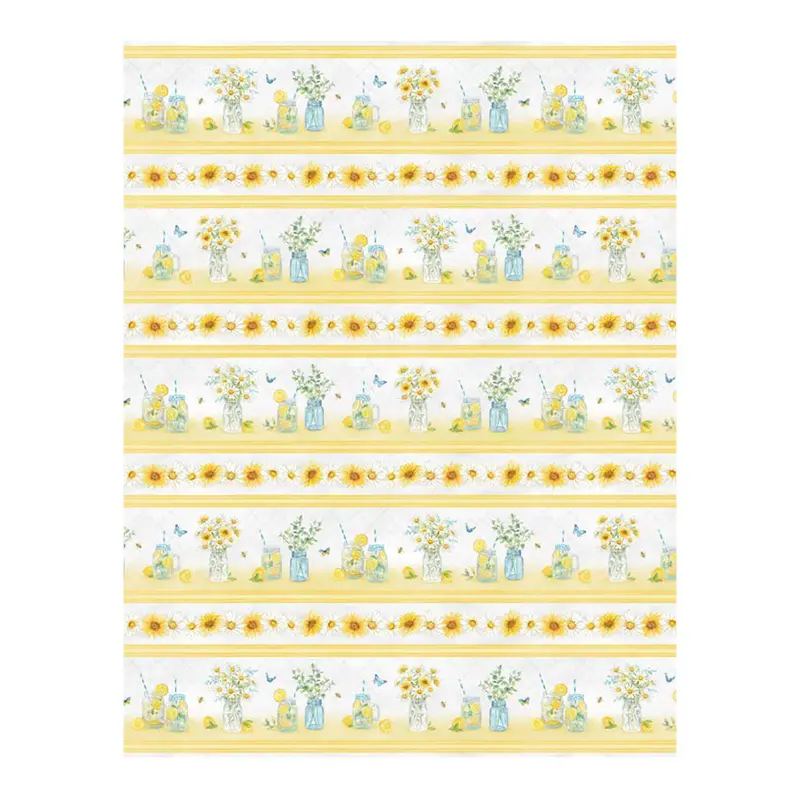 Zest For Life Repeating Stripes Cotton Fabric – Quilting Panel 19152-594 1