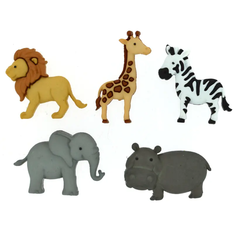 Zoo Cuties Themed Button Collection – Style 9005 1