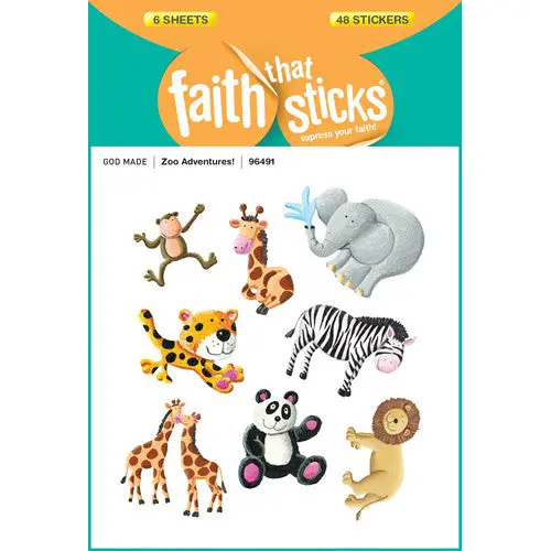Zoo Exploration Themed Sticker Kit 1